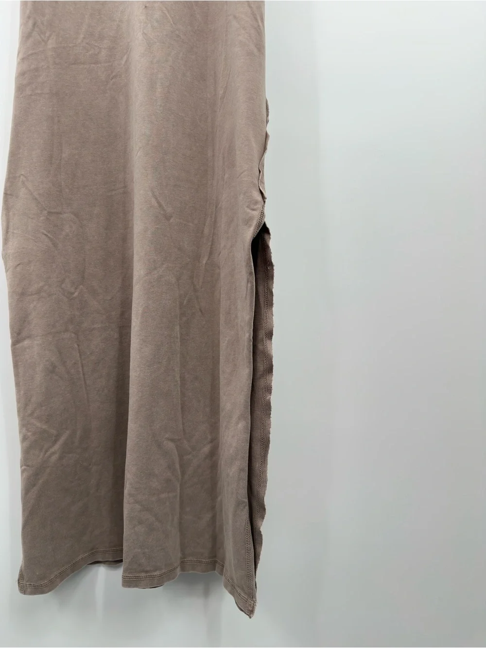FP Movement Free People Hot Shot Surf Dress Hickory Tan Maxi Racerback NWT Large